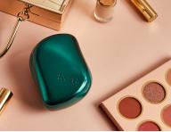 Szczotka do rozczesywania w�os�w Tangle Teezer Compact Styler Green Jungle - zielona metaliczna