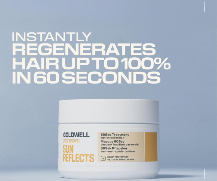 Maska intensywnie regeneruj�ca do w�os�w nara�onych na s�o�ce Goldwell Dualsenses Sun Reflects 60sec Treatment - 200 ml