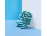 Szczotka do w�os�w z w�osiem nylonowym Sister Young Mila Pocket Hair Brush - ciemnozielona