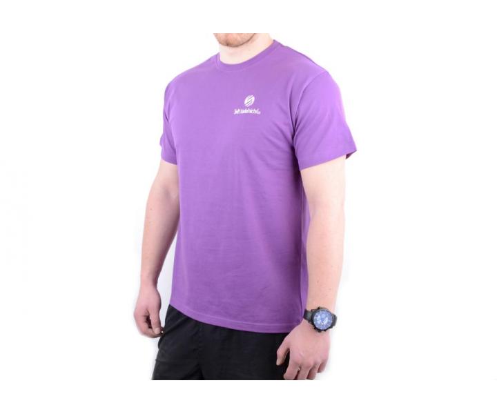 T-shirt z kr�tkim r�kawem - m�ski - fioletowy XXL