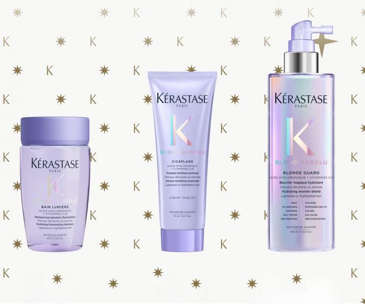 Zestaw upominkowy nawil�aj�cy i roz�wietlaj�cy blond w�osy K�rastase Blond Absolu Set