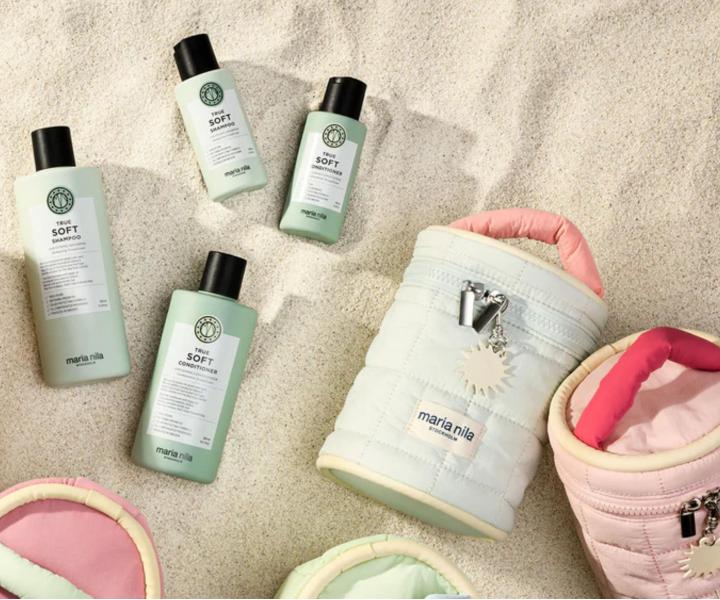 Zestaw upominkowy do w�os�w suchych Maria Nila True Soft Beauty Bag + kosmetyczka gratis