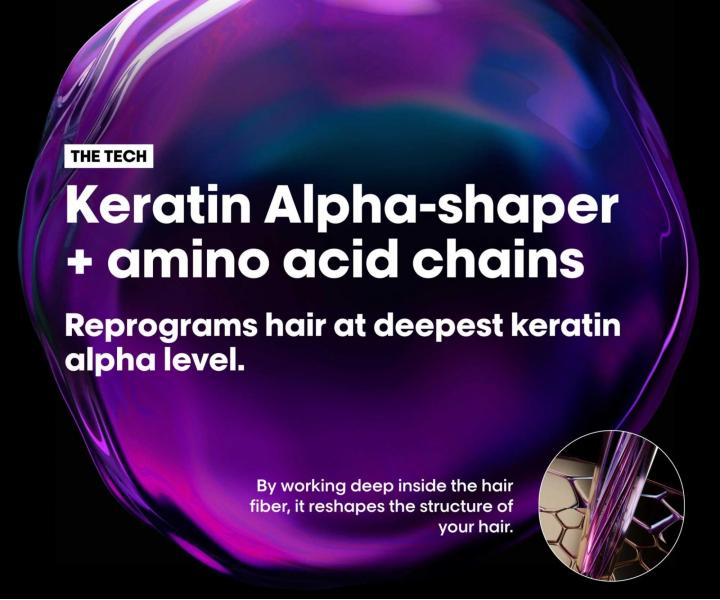 Szampon d�ugotrwale wyg�adzaj�cy do w�os�w pusz�cych si� Lor�al Professionnel Serie Expert Keratin Alpha Sleek - 300 ml