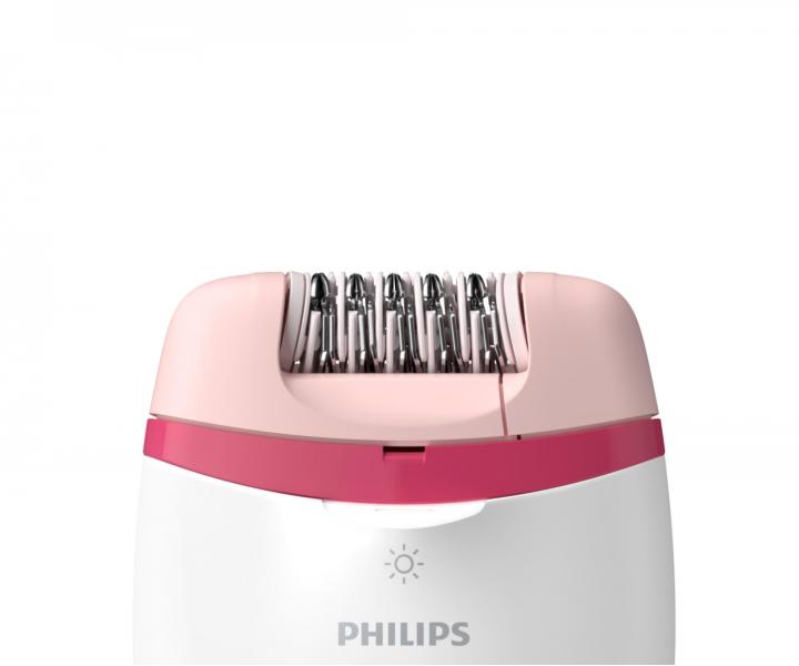 Depilator damski Philips Satinelle 4000 BRE255/00 - bia�o-r�owy