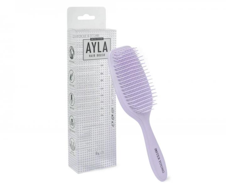 Szczotka do rozczesywania w�os�w Sister Young Ayla Hair Brush - fioletowa