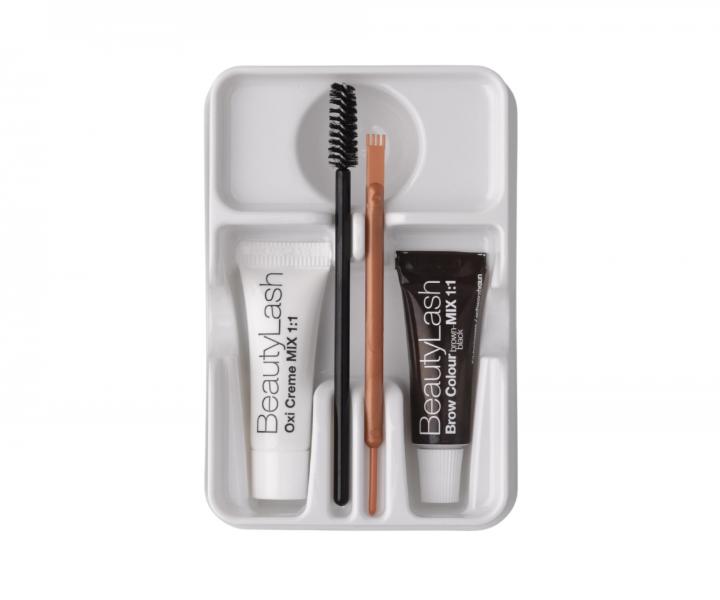 Zestaw do farbowania brwi RefectoCil BeautyLash Pro Brow Colour - czarno-brzowy