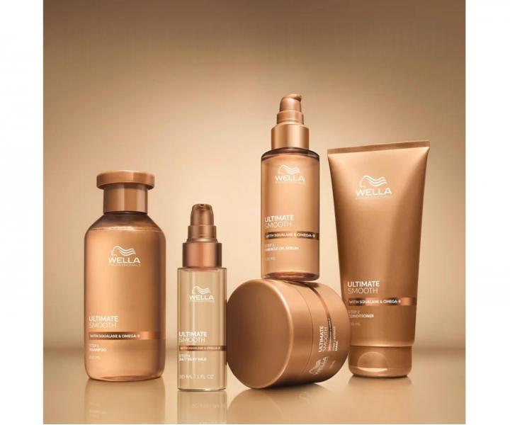 Mleczko termoochronne do w�os�w cienkich bez sp�ukiwania Wella Professionals Ultimate Smooth 24/7 Silky Milk - 100 ml