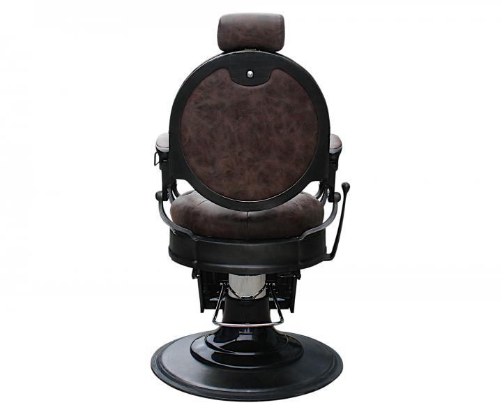 Fotel fryzjerski barberski Sibel Barburys Malone - brzowy