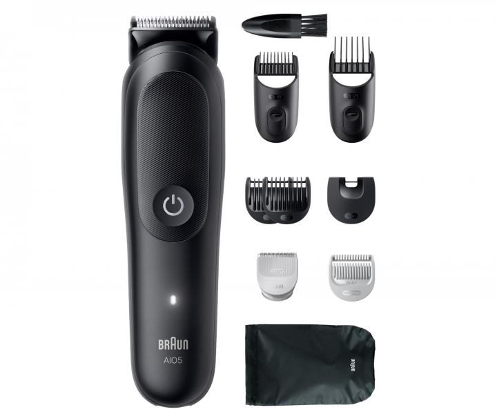 Wielofunkcyjny trymer do wosw, brody i ciaa Braun Series 5 AIO5540 - czarny