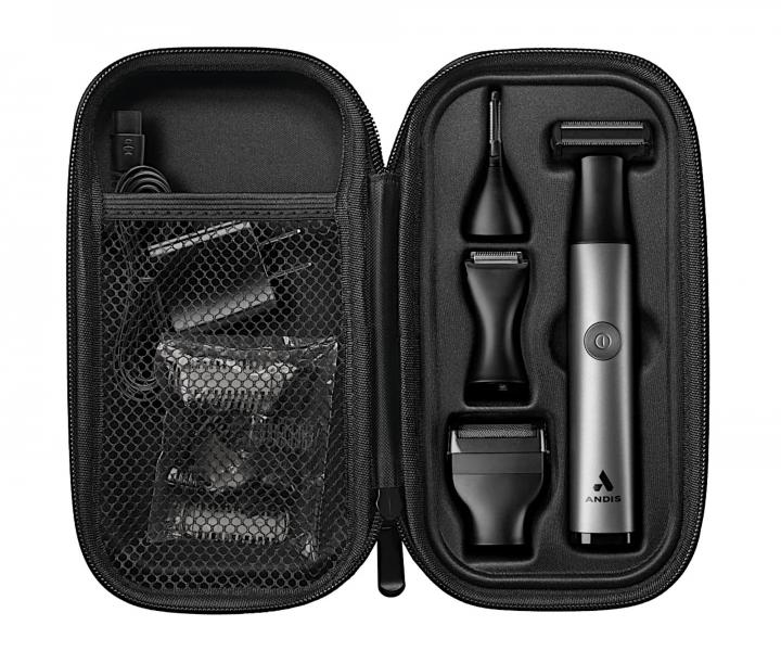 Multifunkcyjny trymer Andis inEdge Cordless Trimmer Kit 560584 - szary