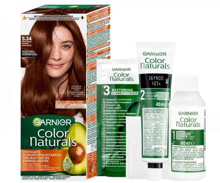 Farba do trwa�ej koloryzacji Garnier Color Naturals 5.34 mahoniowy br�z