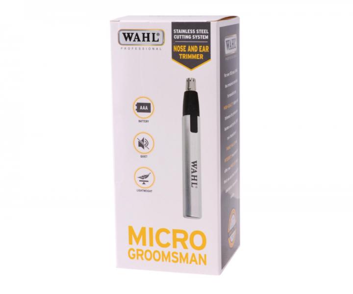 Trymer do usuwania wosw z nosa i uszu Wahl Micro Groomsman + etui