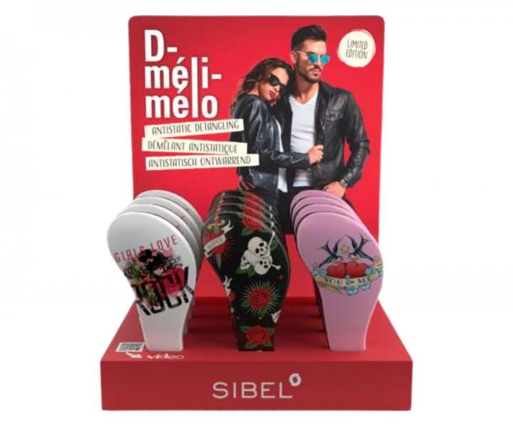 Kartonowy display na szczotki Sibel D-m�li m�lo - czerwony (bonus)