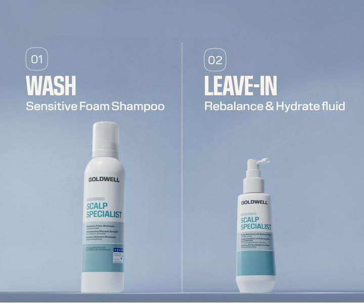 Hipoalergiczny szampon w piance do wra�liwej sk�ry g�owy Goldwell Dualsenses Scalp Specialist Sensitive Foam Shampoo - 250 ml