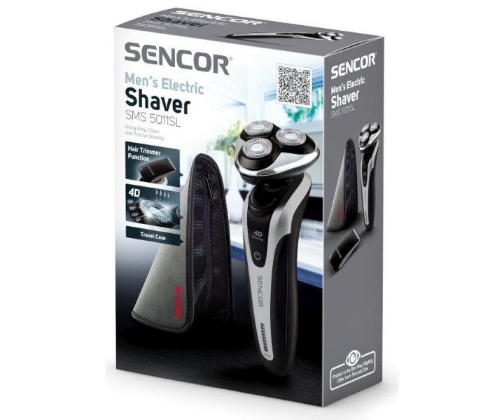 Golarka rotacyjna Sencor SMS 5011SL - srebrno-czarna