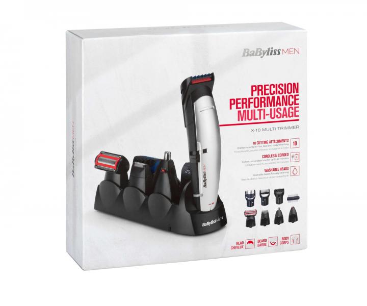 Trymer do w�os�w brody BaByliss X-10 Multi Trimmer E837E