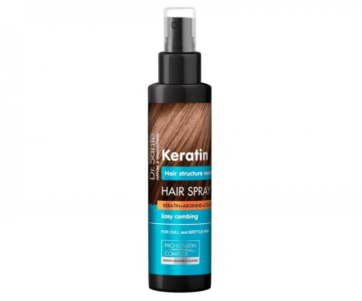 Zestaw upominkowy odbudowuj�cy do w�os�w matowych i �amliwych Dr. Sant� Keratin Hair Care Set