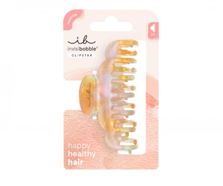 Klamra do w�os�w Invisibobble Clipstar M Pastel Prism - t�czowa per�owa