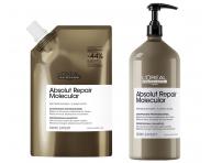 Szampon do wosw zniszczonych Loral Professionnel Serie Expert Absolut Repair Molecular - 1000 ml - zapas