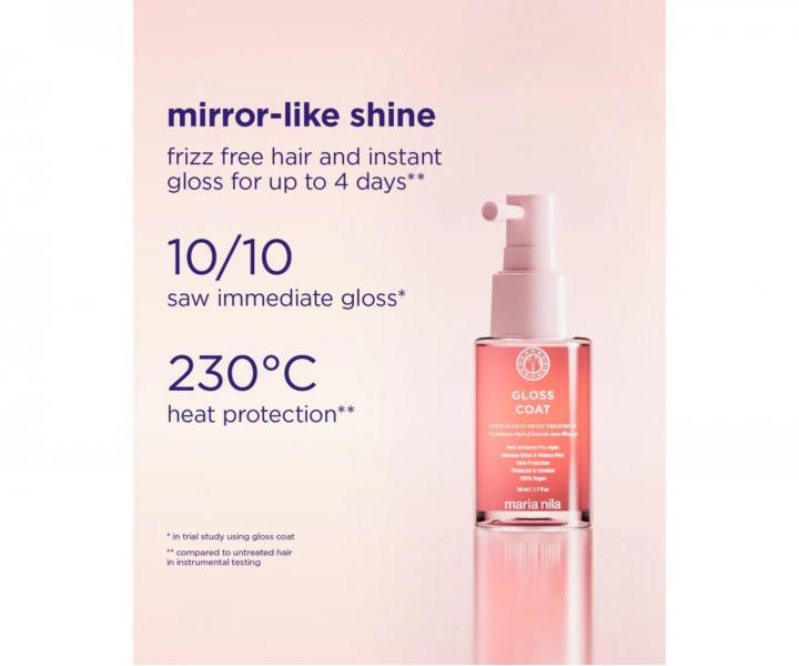 Aktywowany ciep�em wyg�adzaj�cy spray termoochronny Maria Nila Gloss Coat Leave In Anti-Frizz Treatment - 50 ml
