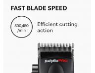 Profesjonalna maszynka do w�os�w i brody BaByliss Pro FX86E FreshFX Clipper - czarna