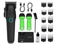 Profesjonalna maszynka do strzy�enia z wymiennymi akumulatorami Supreme Trimmer Recharge STC779 - czarna