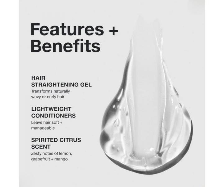 Serum �elowe do prostowania w�os�w falowanych i kr�conych Paul Mitchell Smooth Straight Works Serum Gel - 150 ml