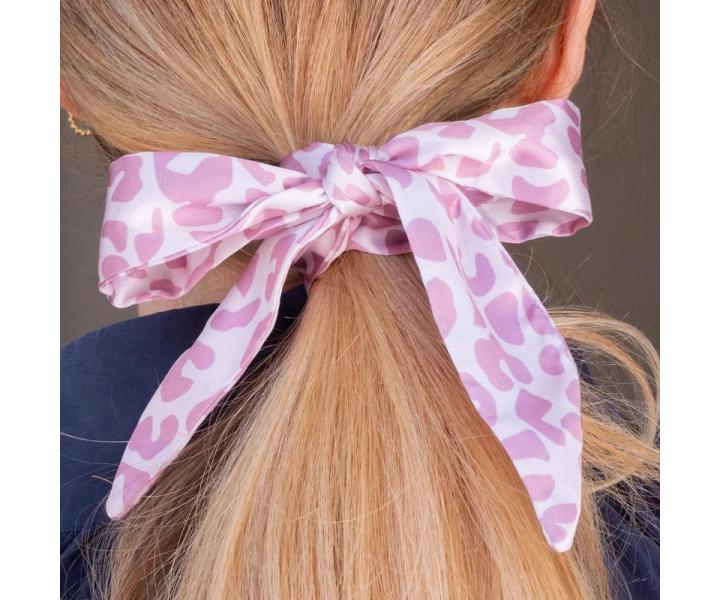 Gumka do wosw spiralka cienka Invisibobble Wrapstar Cat In The City - rowa