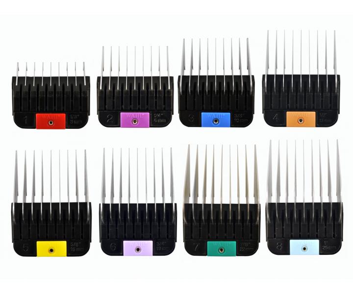 Zestaw metalowych nasadek do maszynki Wahl 1247-7440 - 8 szt