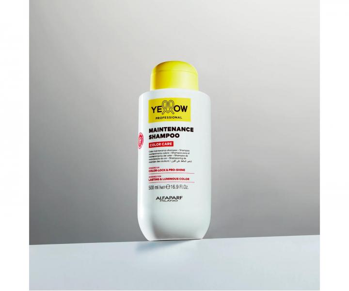 Szampon chroni�cy kolor w�os�w farbowanych Yellow Professional Color Care Maintenance Shampoo - 500 ml