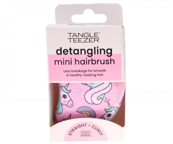 Szczotka do rozczesywania wosw Tangle Teezer Original Mini Unicorn Magic-fioletowa z jednorocami