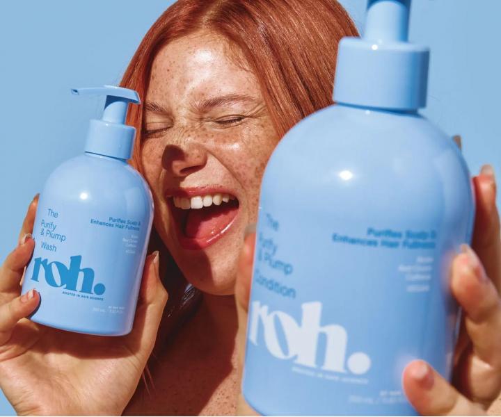 Szampon do w�os�w cienkich i przet�uszczaj�cych si� ROH The Purify & Plump Wash - 350 ml
