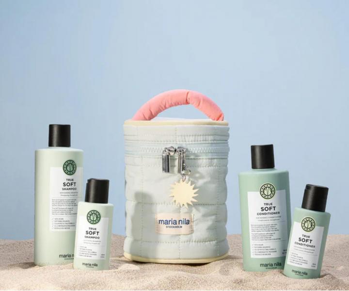 Zestaw upominkowy do w�os�w suchych Maria Nila True Soft Beauty Bag + kosmetyczka gratis
