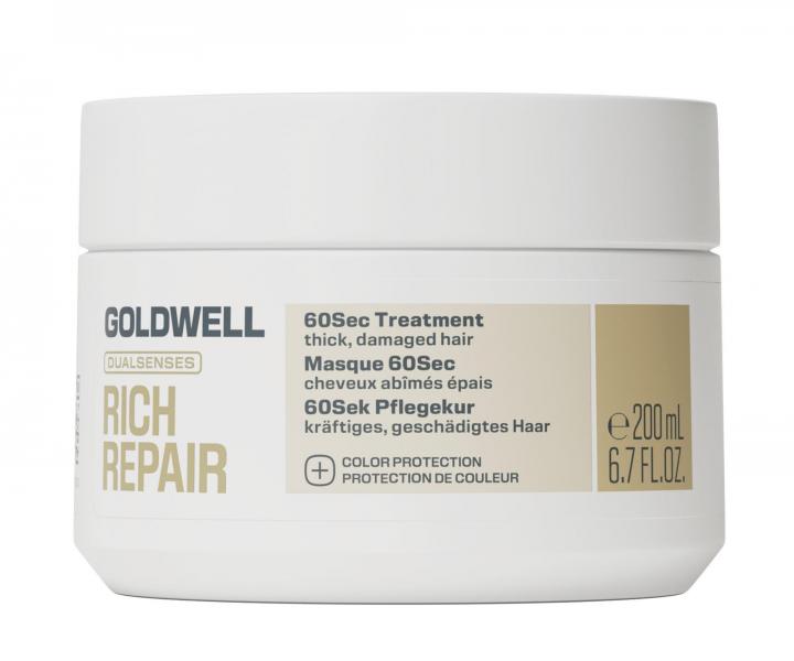 Zestaw upominkowy do w�os�w suchych i zniszczonych Goldwell Dualsenses Rich Repair Set + kosmetyczka gratis