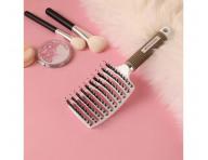 Szczotka do rozczesywania i suszenia w�os�w z w�osiem dzika i nylonowym Sister Young Zoco Hair Brush - bia�a