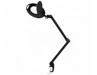 LED lampa z lup� na statywie oraz z uchwytem do blatu Weelko Mega+ Black - 5 dioptrii