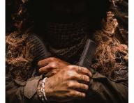 Karbonowy grzebie do wosw i brody Angry Beards Dual Comb