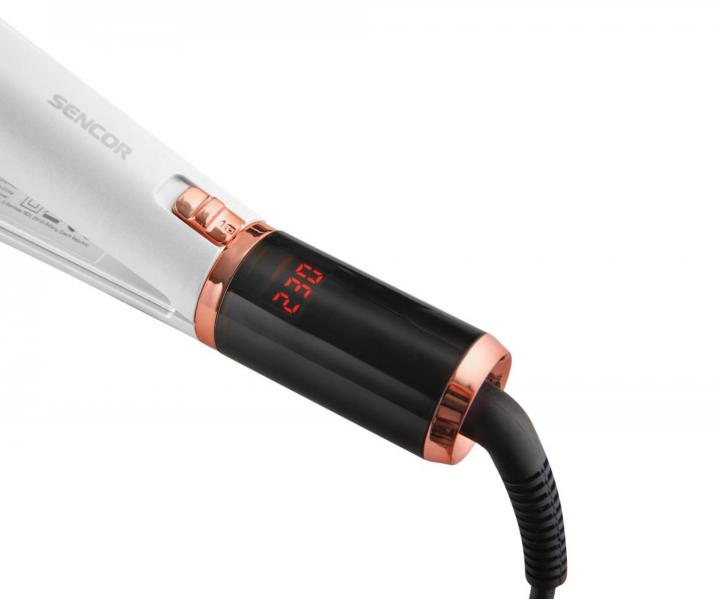 Prostownica i lokwka do wosw 2 w 1 Sencor SHI 4600GD - perowo-biaa