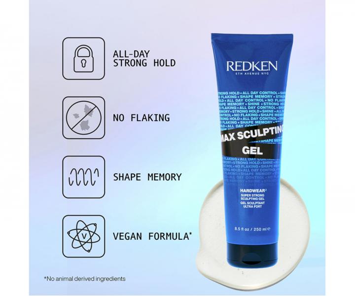 el do wosw maksymalnie utrwalajcy Redken Max Sculpting Gel Hardwear - 250 ml