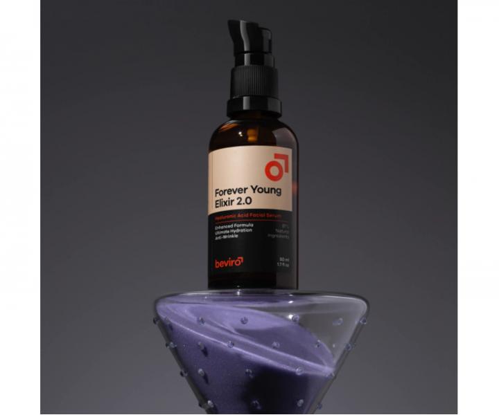 Serum przeciwzmarszczkowe z kwasem hialuronowym do twarzy Beviro Forever Young Elixir 2.0 - 50 ml