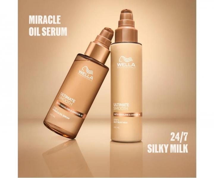 Mleczko termoochronne do w�os�w cienkich bez sp�ukiwania Wella Professionals Ultimate Smooth 24/7 Silky Milk - 100 ml