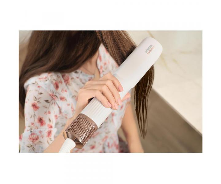 Prostownica do wosw mokrych Sencor Artemiss High Speed Wet Hair Iron SHI 9100RS - perowo biaa/rowa