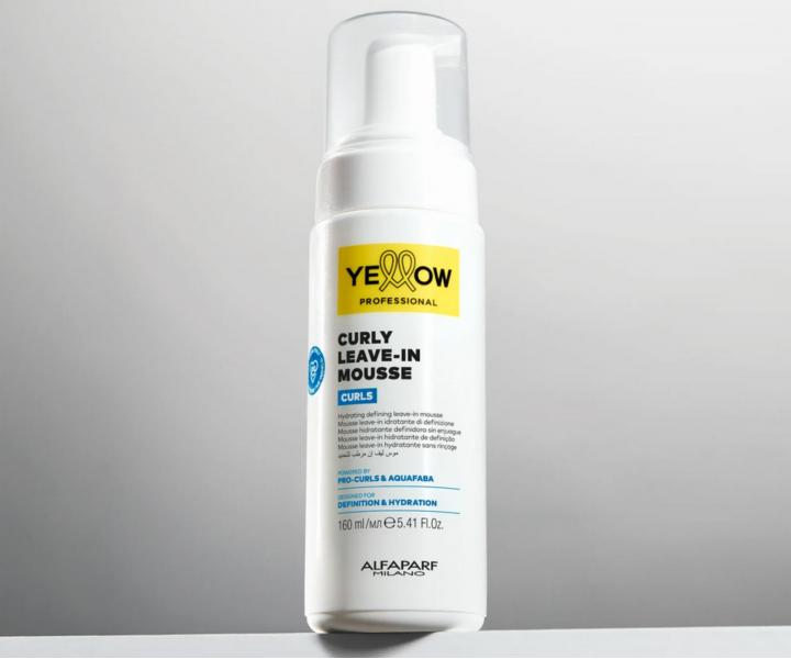 Seria do w�os�w falowanych, kr�conych i afro Yellow Professional Curls