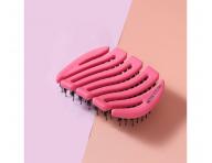 Szczotka do w�os�w z w�osiem dzika i nylonowym Sister Young Mila Pocket Hair Brush - ciemnor�owa