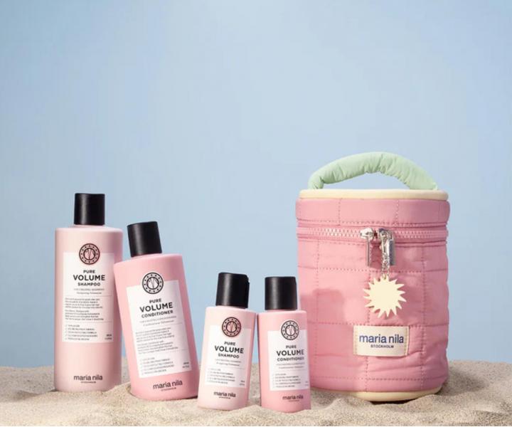 Zestaw upominkowy nadaj�cy obj�to�� cienkim w�osom Maria Nila Pure Volume Beauty Bag + kosmetyczka gratis