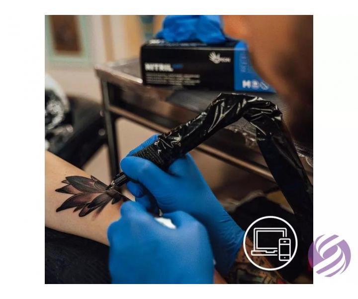 Rkawiczki nitrylowe Espeon Nitril Comfort - 100 szt - niebieskie - S