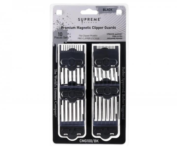 Zestaw nasadek magnetycznych Supreme Trimmer Premium Magnetic Clipper Guards CMG100 - 10 szt.
