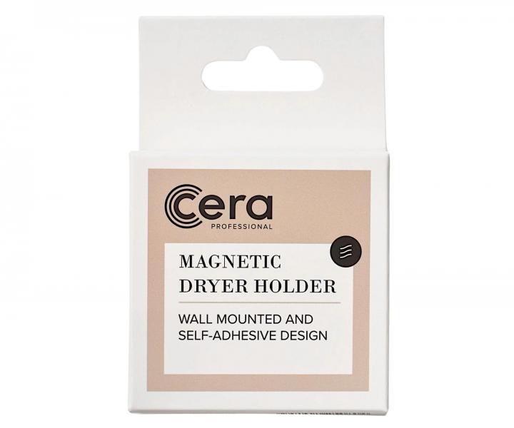 Magnetyczny uchwyt na cian do suszarek do wosw Cera - czarny metaliczny