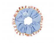 Ozdobna gumka do w�os�w spiralka Invisibobble Sprunchie Original Hola Hola - niebieska z fr�dzelkami