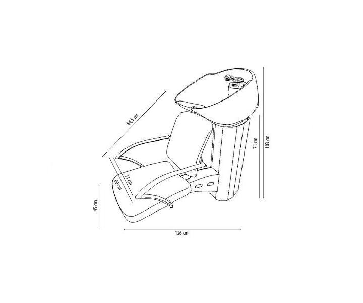 Myjnia fryzjerska Original Best Buy George V - czarna